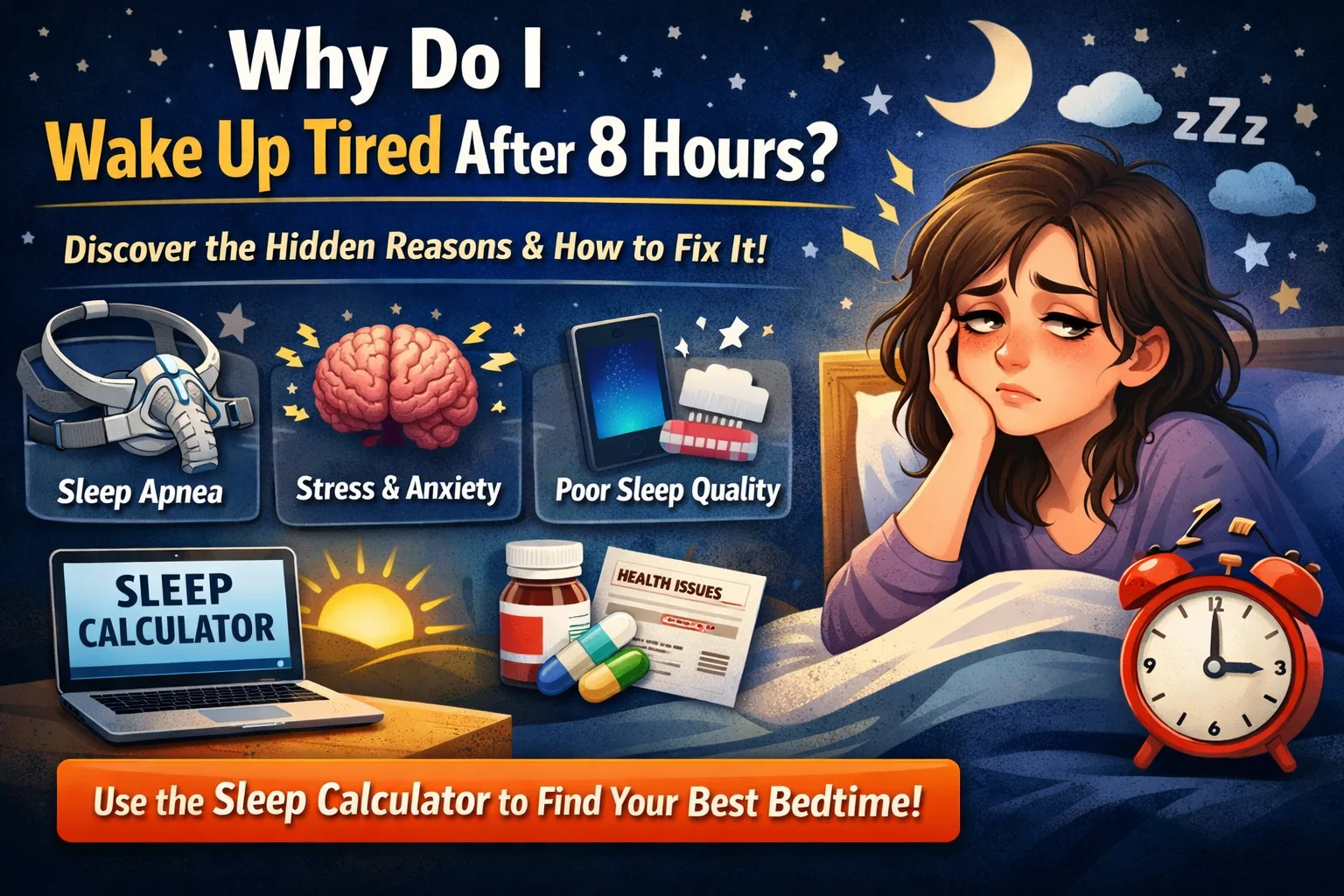 Why Do I Wake Up Tired After 8 Hours