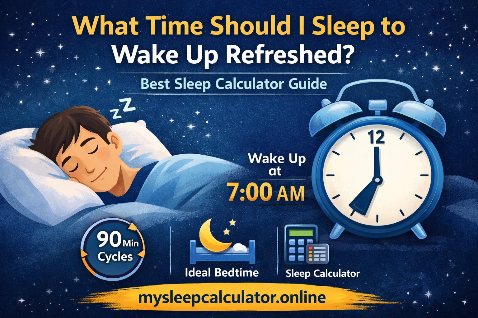 What Time Should I Sleep to Wake Up Refreshed