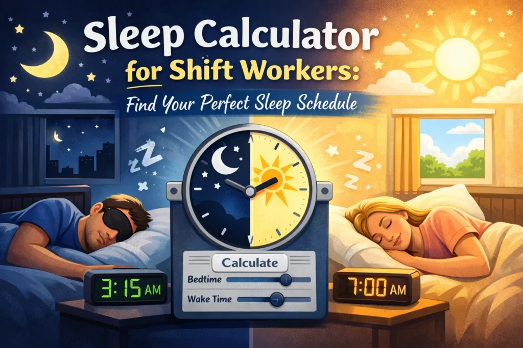 Sleep Calculator for Shift Workers