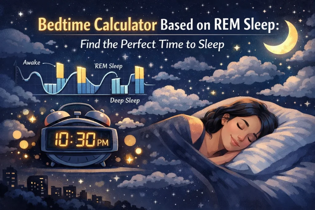 Bedtime Calculator Based on REM Sleep: Find the Perfect Time to Sleep